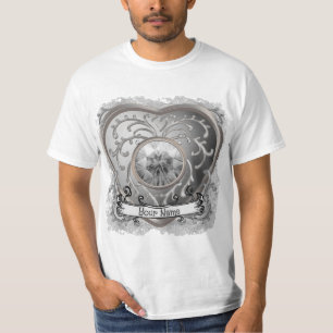 Custom Silver Fairy Heart T - Shirt