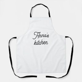 Custom Simple Text Schürze