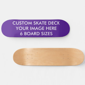CUSTOM SKATE DECK 8 1/2" Skateboard AUBE... LILA