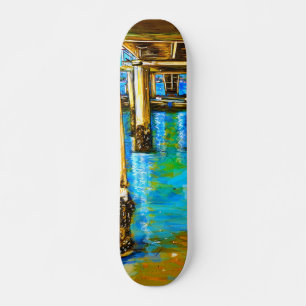 custom skateboard "under the board walk"