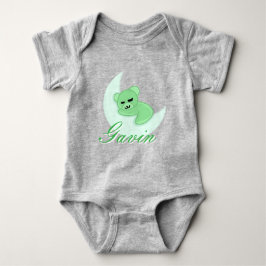 Custom Sleeping Bear Baby Bodysuit Baby Strampler