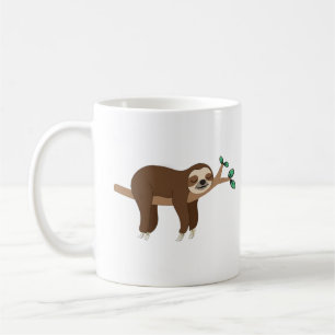 Custom Sloth Memes lustige Sloth Jokes Kaffeetasse