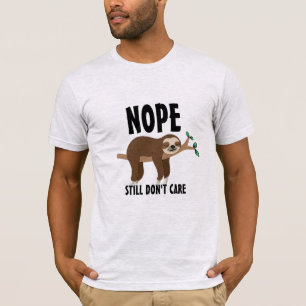 Custom Sloth Memes lustige Sloth Jokes  T-Shirt