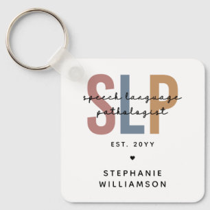 Custom SLP Speech Language Pathologe Schlüsselanhänger