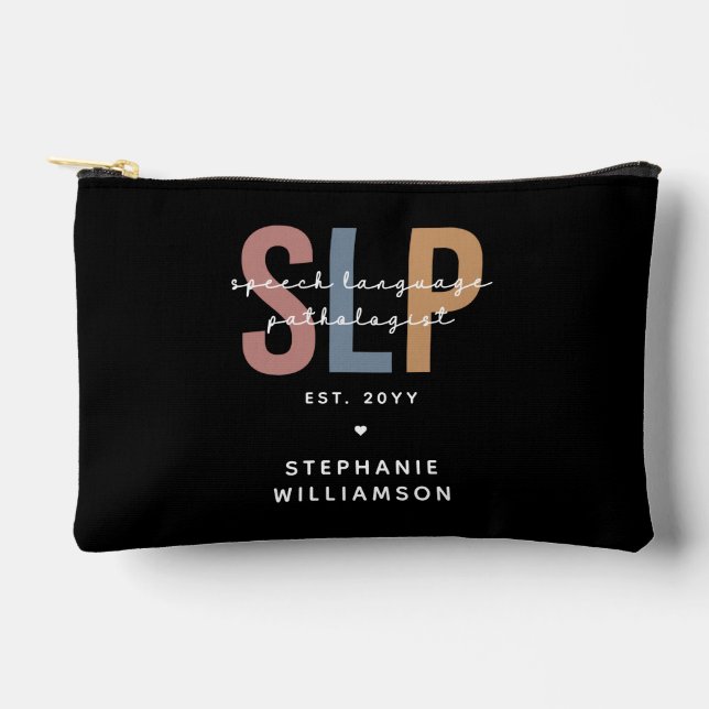 Custom SLP Speech Language Pathologe Zubehörtasche (Vorderseite)
