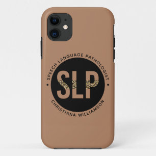 Custom SLP Speech Pathologe Leopard Druckgeschenke Case-Mate iPhone Hülle