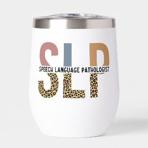 Custom SLP Speech Pathologe Leopard Print