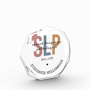 Custom SLP Speech Pathologist Speech Therapist Fotoblock