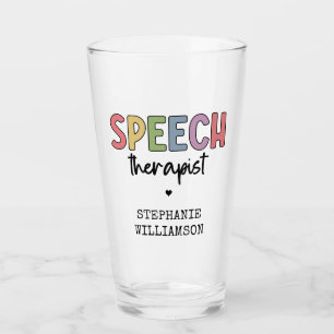 Custom SLP Speech Pathologist Speech Therapist Glas