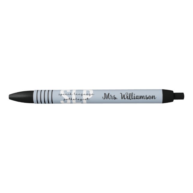 Custom SLP Speech Pathologist Speech Therapist Kugelschreiber (Vorderseite)