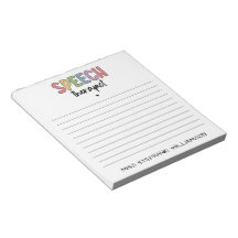 Custom SLP Speech Pathologist Speech Therapist