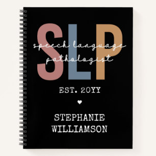 Custom SLP Speech Pathologist Speech Therapist Notizbuch