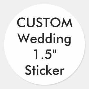 Custom Small 1,5" Round Aufkleber