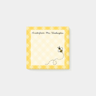 Custom Small Honey Bee Gift Post It Notes Post-it Klebezettel