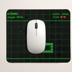 Custom Snake Game Mouse Pad - Name & Score Mousepad