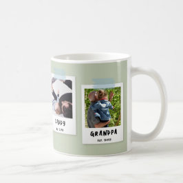 Custom Snapshot Style Father's Day Opa Geschenk Kaffeetasse