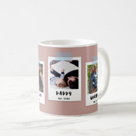 Custom Snapshot Style Father's Day Opa Geschenk Kaffeetasse