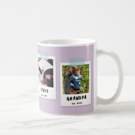 Custom Snapshot Style Father's Day Opa Geschenk Kaffeetasse