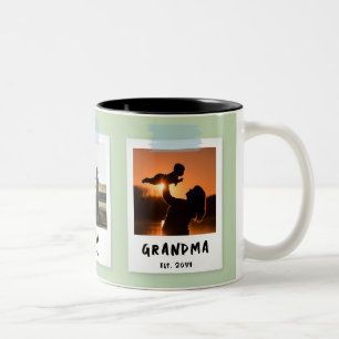 Custom Snapshot Style Mother's Day Oma Geschenk Zweifarbige Tasse