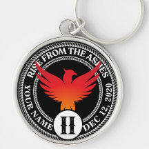Custom Sober Coin Medallion mit Phoenix
