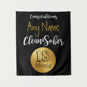Custom Sober Geburtstagsgeschenk Geschenk Tapisser Wandteppich
