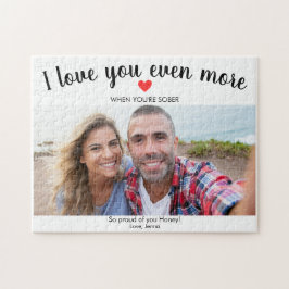 Custom Sobrification 1 Foto Personalisiert Puzzle