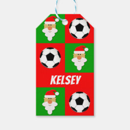 Custom Soccer Balls & Weihnachtsgeschenk Geschenkanhänger