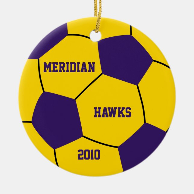 Custom Soccer Ornament (Vorne)