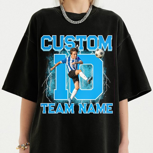 Custom Soccer player tee, personalized your number T-Shirt (Von Creator hochgeladen)