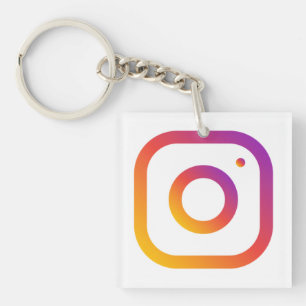 Custom Social Media QR Code Werbeaktion Marketing Schlüsselanhänger