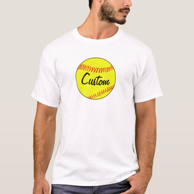 Custom Softball Men-T - Shirt (Vorderseite)