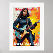 Custom Soldier Girl Gitarrist Art Inspiration
