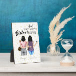 Custom Soul Schwester Gif Fotoplatte<br><div class="desc">Feiern Sie mit unserem Soul Sister Gift Plaque die besondere Bindung zwischen Ihnen und Ihrem Soul. Dieser aus hochwertigem Holz gefertigte, wunderschöne Sake kann mit Ihrer eigenen Botschaft individuell gestaltet werden, was ihn zu einem wirklich einzigartigen und nachdenklichen Geschenk für Ihren nahen Freund macht. Unsere erfahrenen Handwerker werden Ihre Botschaft...</div>