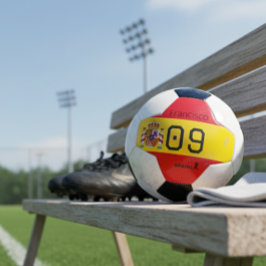 Custom Spain National Soccer Graphic Athlete Fußball