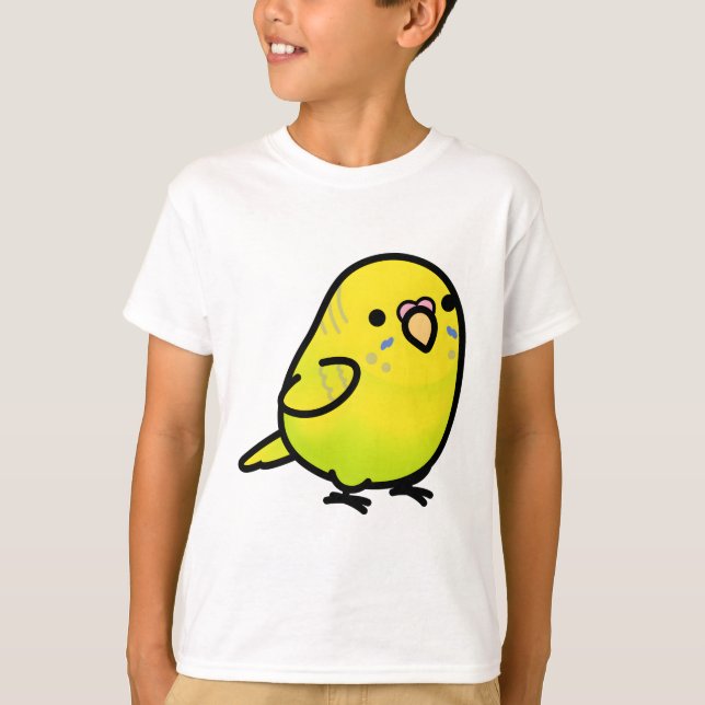 CUSTOM Sparky - die Chubby-Budgie T-Shirt (Vorderseite)