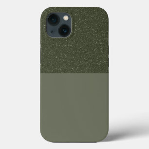 Custom Speckled Moss Green iPhone 13 Fall Case-Mate iPhone Hülle