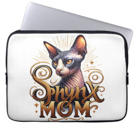 Custom Sphynx Cat Mama Muttertag Laptop Fall Laptopschutzhülle