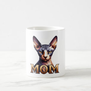 Custom Sphynx Cat Mama Personalisiert Frauen Kaffeetasse