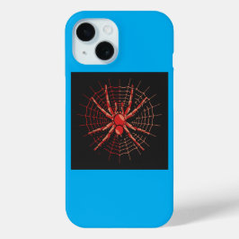 Custom Spider Illustration iPhone 15 Fall Case-Mate iPhone Hülle