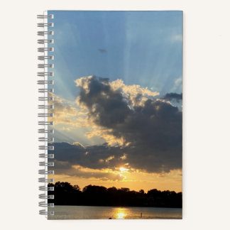 Custom Spiral Cloud Nine Notebook Notizbuch