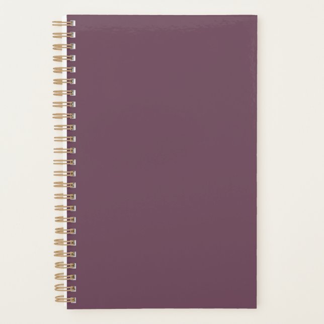 Custom Spiral Planner - Personalisierter Organisat Planer (Vorderseite)