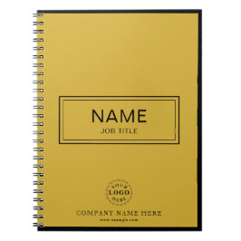 Custom Spiralnotebook mit Name & Business-Logo Notizblock