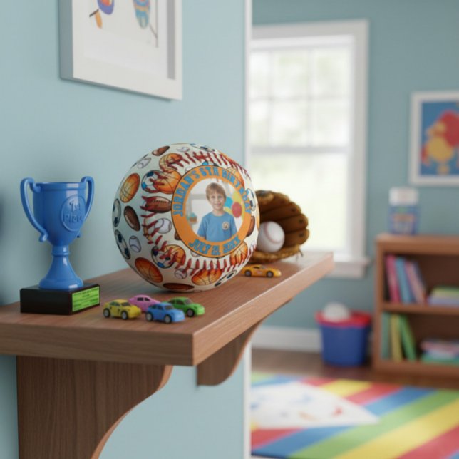 Custom Sports Balls Birthday Souvenir Baseball  (Von Creator hochgeladen)