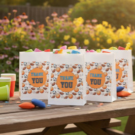 Custom Sports Balls Birthday Thank You Favor Bags Geschenktütchen