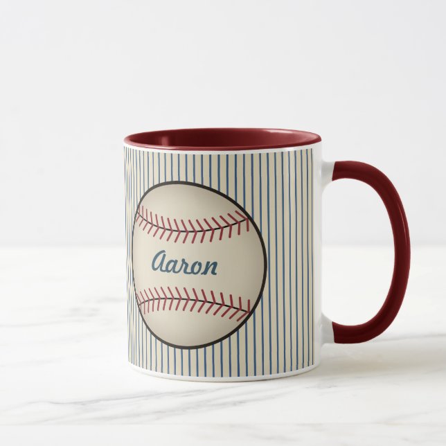 Custom Sports Baseball Coffee Tasse Geschenk (Rechts)
