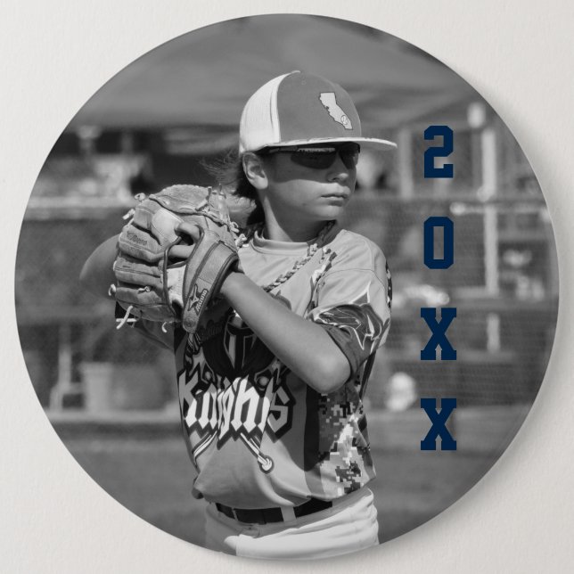 Custom Sports Foto Button (Vorderseite)