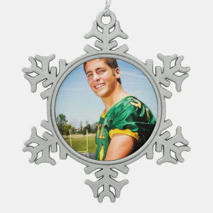 Custom Sports Foto Holiday Ornament