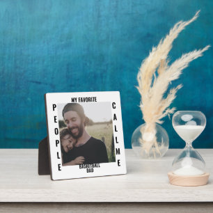 Custom Sports Papa Sports Mom Fotovorlage T-Shir Fotoplatte