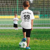 Custom Sports Team Jersey Schwarze Nummer und Name
