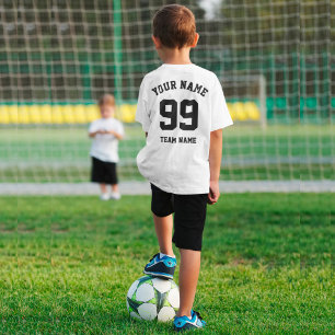 Custom Sports Team Jersey Schwarze Nummer und Name T-Shirt